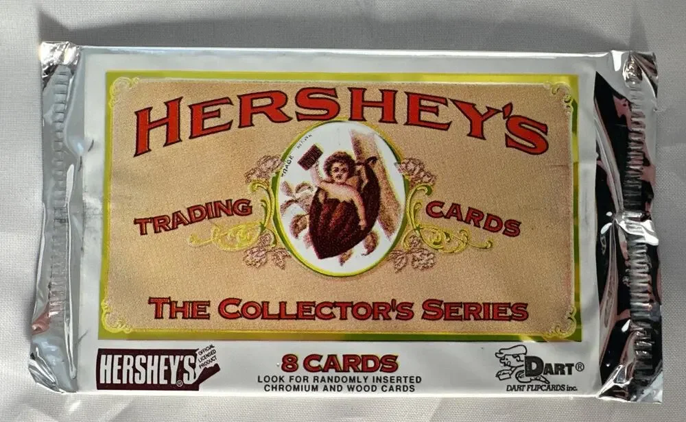 Hershey's Chocolate Dart Trading Cards (1) Sealed 8 Card Pack Collector Series